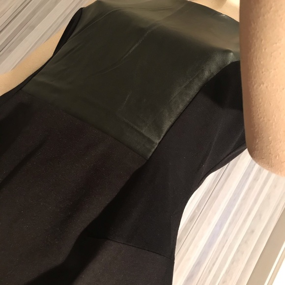 Romeo and Juliet Couture LBD with Faux Leather - Picture 4 of 8